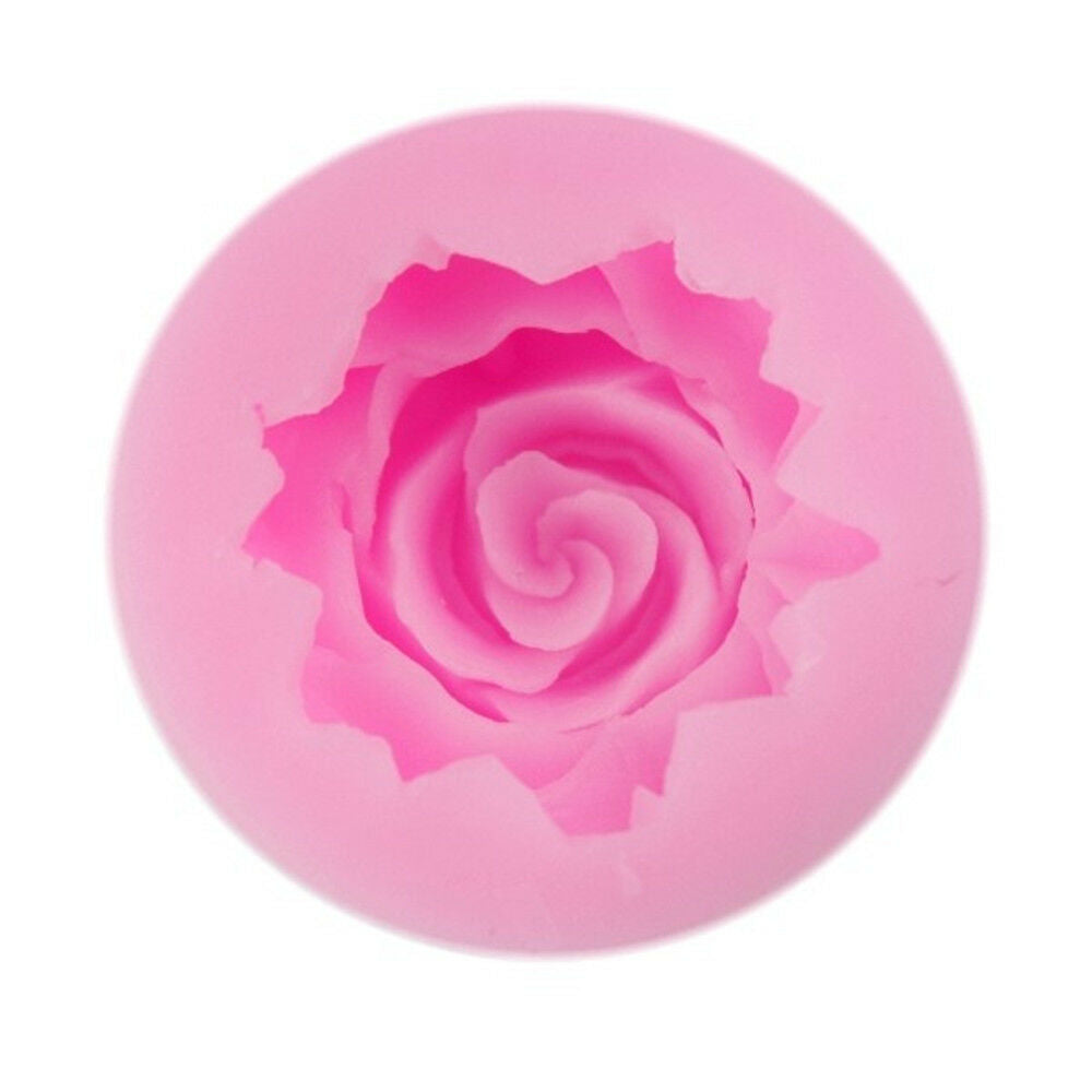 Mini Rose Flower DIY Fondant Cake Chocolate Sugarcraft Mold Cutter Silicone Tool