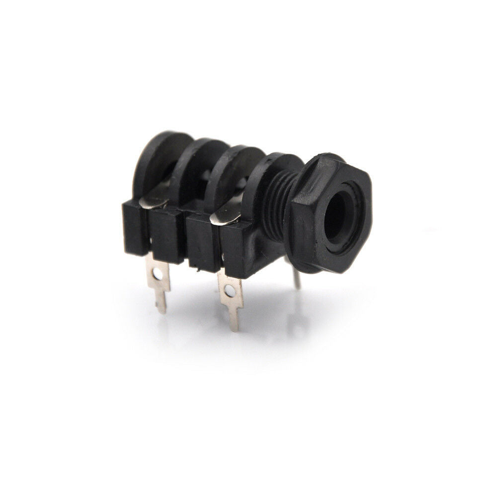 5x 6.35mm(1/4") 4Pin Female Stereo Jack Socket Panel PCB Weldin.l8