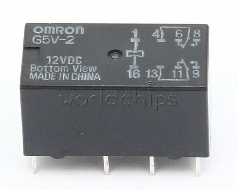 10Pcs RELAY OMRON DIP-8 G5V-2-12VDC G5V-2-DC12 12V DC12V Signal Relay