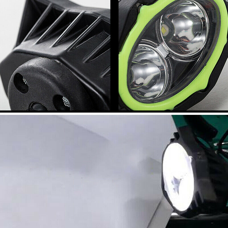 2PCS 6500K Motorcycle LED Spotlight Rearview Mirror Lighting Beam Driving Lamp
