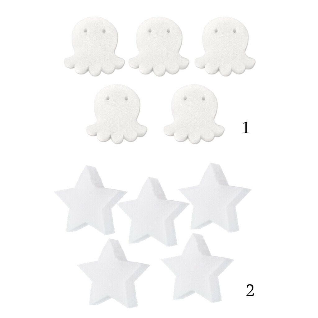 15x Oil-Absorbing Sponge Scum Slime Sponge for Pools Spas Octopus Shaped
