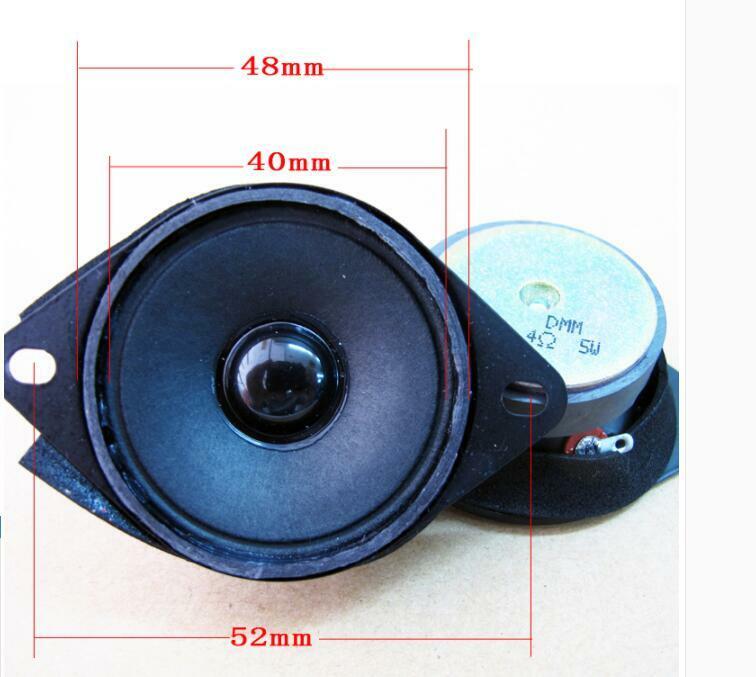2pcs 2"inch 4Ω 5W Tweeters Paper tray Speaker Loudspeaker Audio Parts