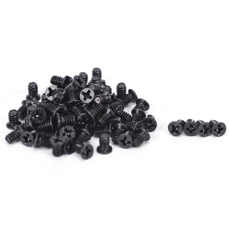 100x 3.5” Hard Drive HDD Tray Computer Chassis Hard Disk Black Screw For P.l8