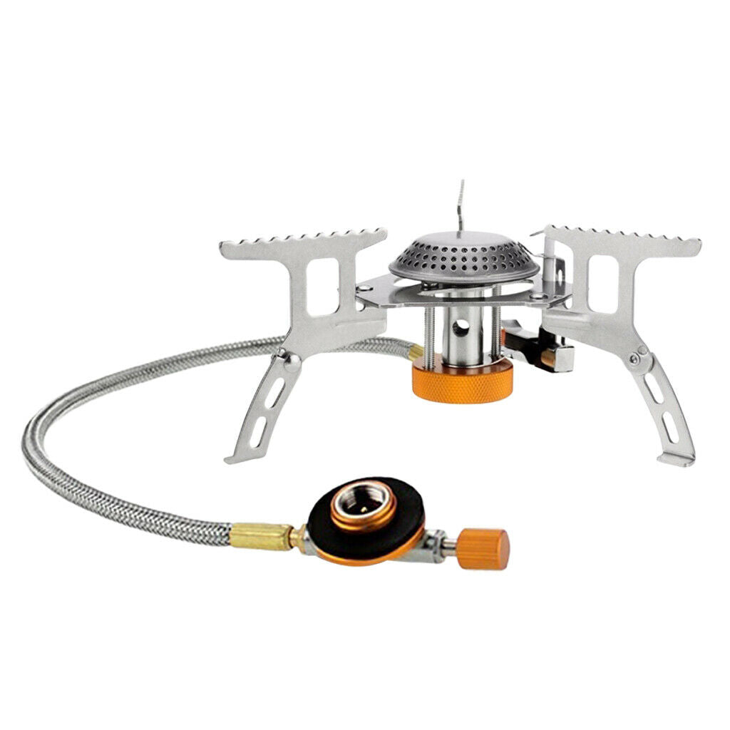 Foldable Camping Gas Stove Piezo Ignition Burner