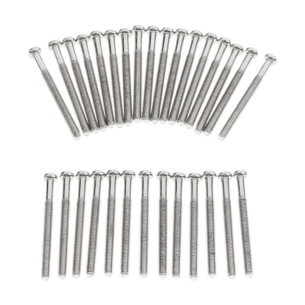 30x Guitar Double Coil Pickup Screws Fix Adjust Height Luthier Tools
