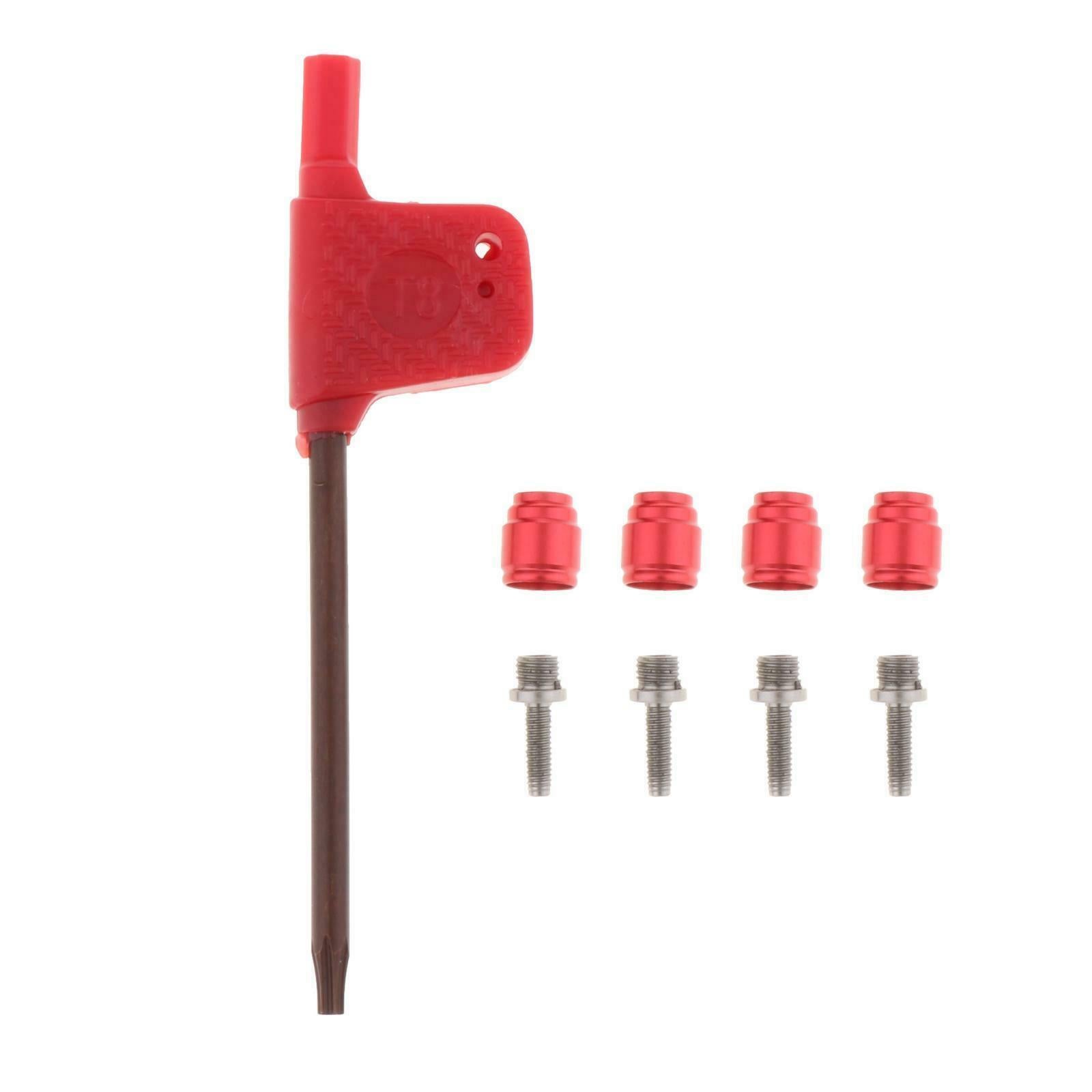 4 Sets Bike Brake Hose Olive Connecting Insert Brake Hose Oil Fitting Kit Set