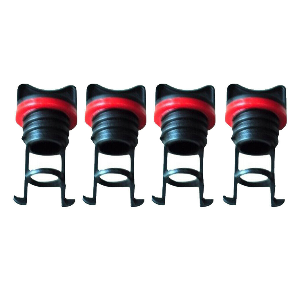 4 Pack 25mm Marine Yacht Kayak Canoe Nylon Boat Drain Plug Bung Socket