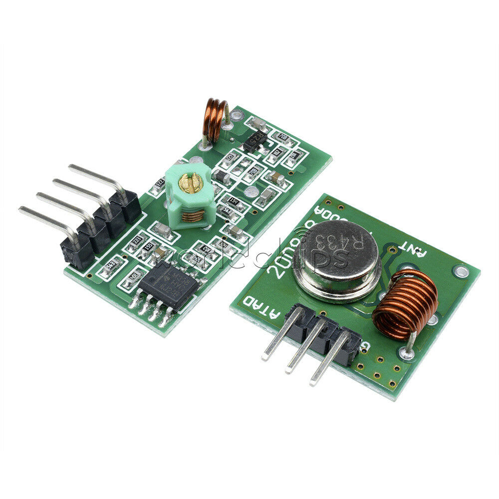 2PCS 433Mhz RF transmitter and receiver kit Module for Raspberry Arduino ARM MCU
