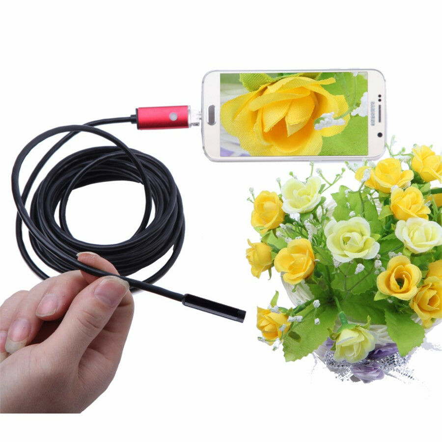 Durable 7MM Lens Android 2 in 1 USB Inspection HD Endoscope for Car Equipment