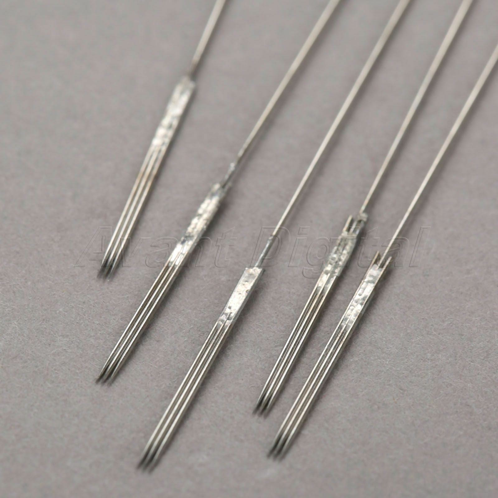 50pcs 3F Eyebrow Tattoo Needles 50x Flat Mouth 3F Needle Tips for Tattoo Machine