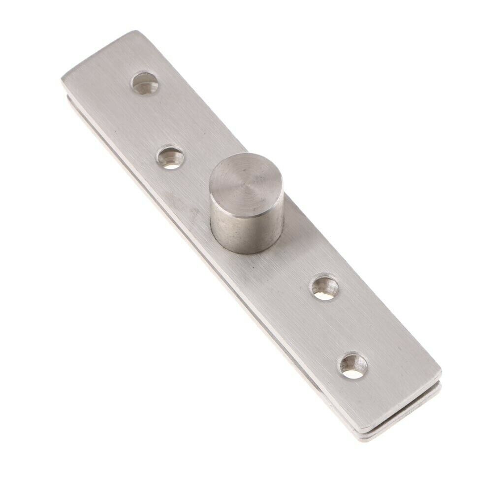 2Pcs Stainless Steel Door Hinge 360 Degree Rotary Pivot Hinges Up Down Shaft