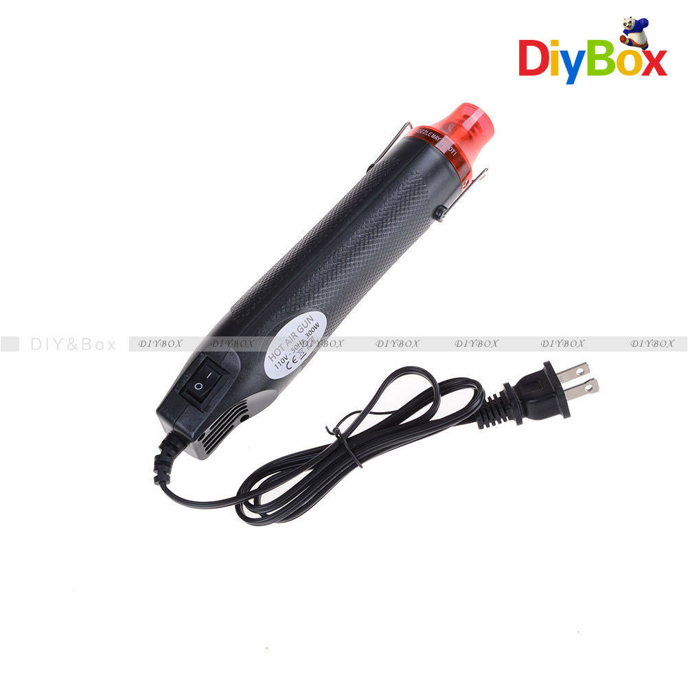 110V 300W Heat Gun Shrink Hot Air Temperature Electric Power Nozzle Tool US Plug
