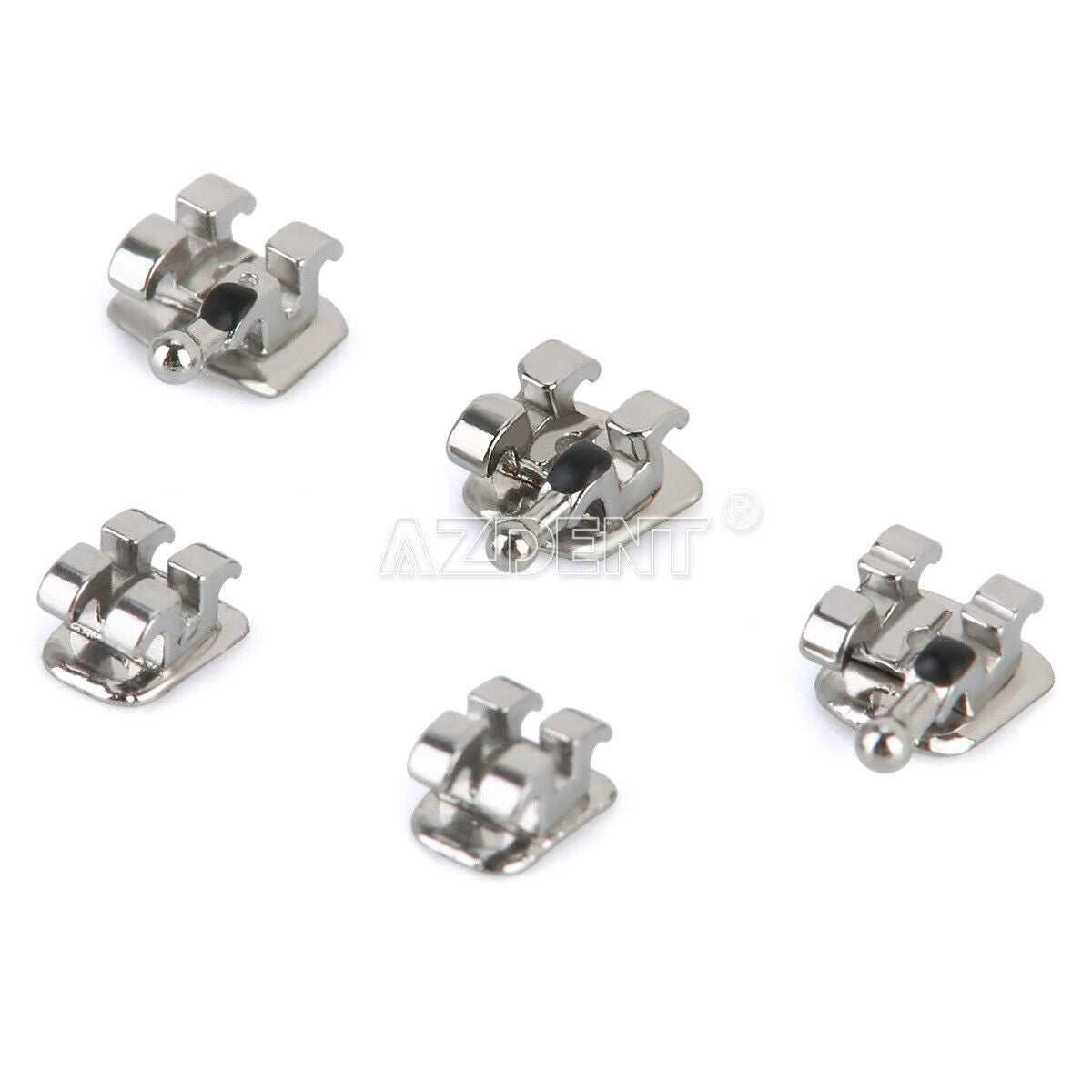 20 Kits Dental Orthodontic Bracket Brace Standard MBT Slot.022 Hook3-4-5 AZDENT