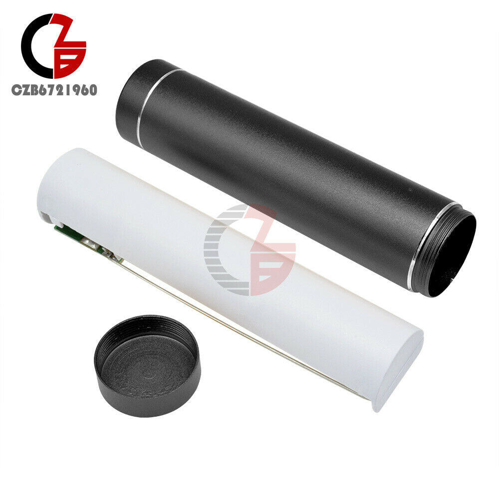 1X Multicolor Cylinder Power Bank Battery Shell 1x18650 With USB Charging Port