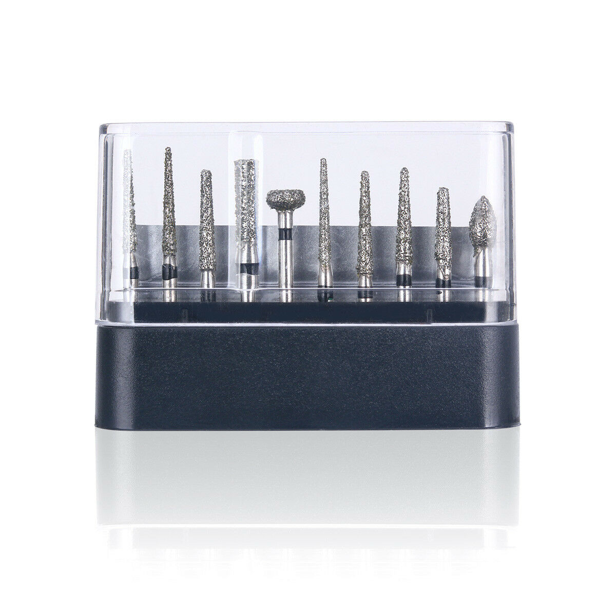 50 X Dental Diamond Bur Drills Tips FG Burs For High Speed Handpiece AZDENT
