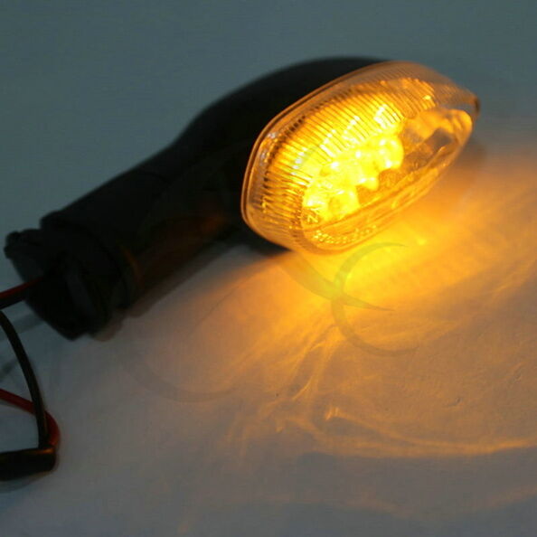Motorcycle Amber Turn Signal Light Indicators Fit For Yamaha YZF R1  R6 FZ1 FZ6