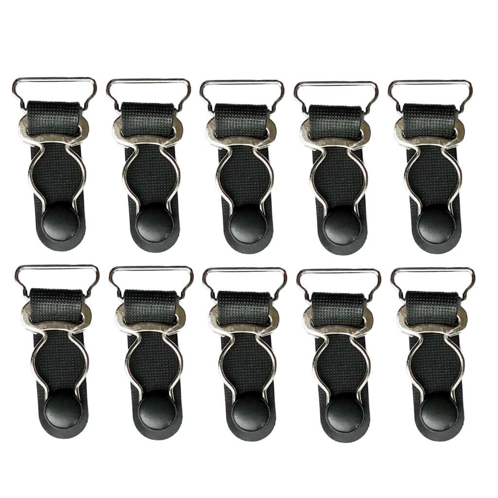 10 Pieces 20mm + 10x 26mm Garter Belt Straps Corset Stockings Suspenders