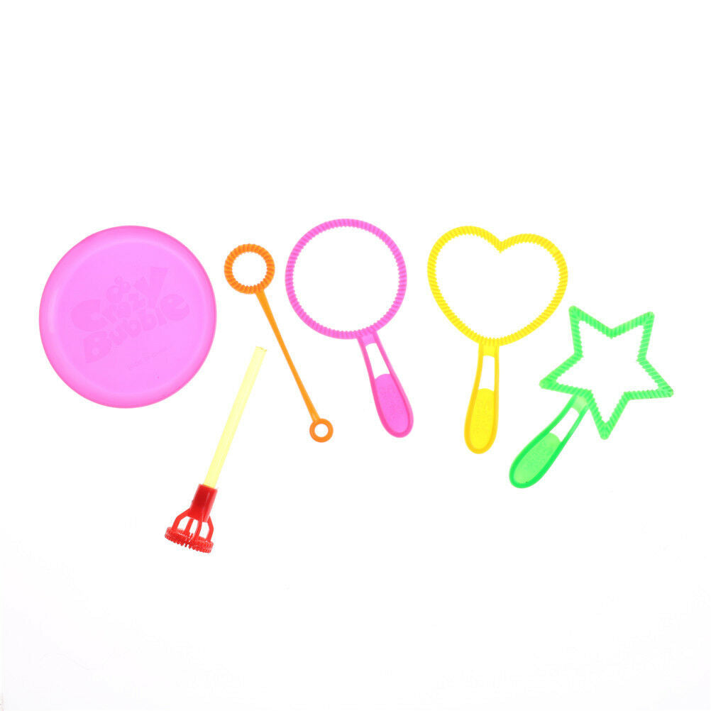 6pcs Kids Summer Blowing Bubble Toys Bubble Sticks Set for Children Outdoor Pb