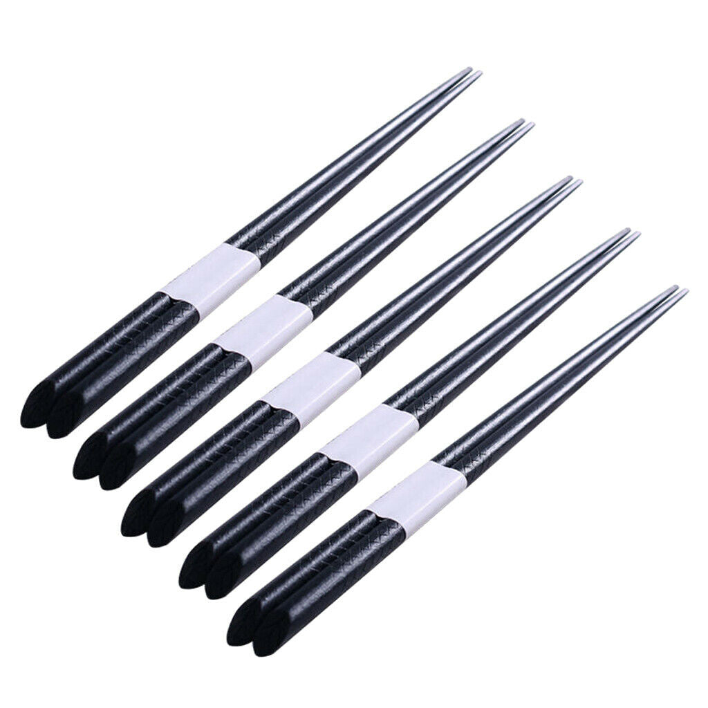 5 Pack Bamboo Chopstick Set Japanese / Chinese Chopstick Handmade Craft Gift