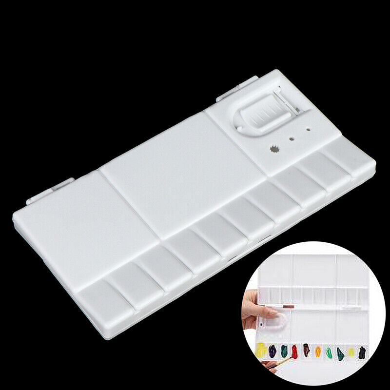 25Grid Folding Watercolor Palette Watercolor Paint Tray Box Pigment BoxH SJ