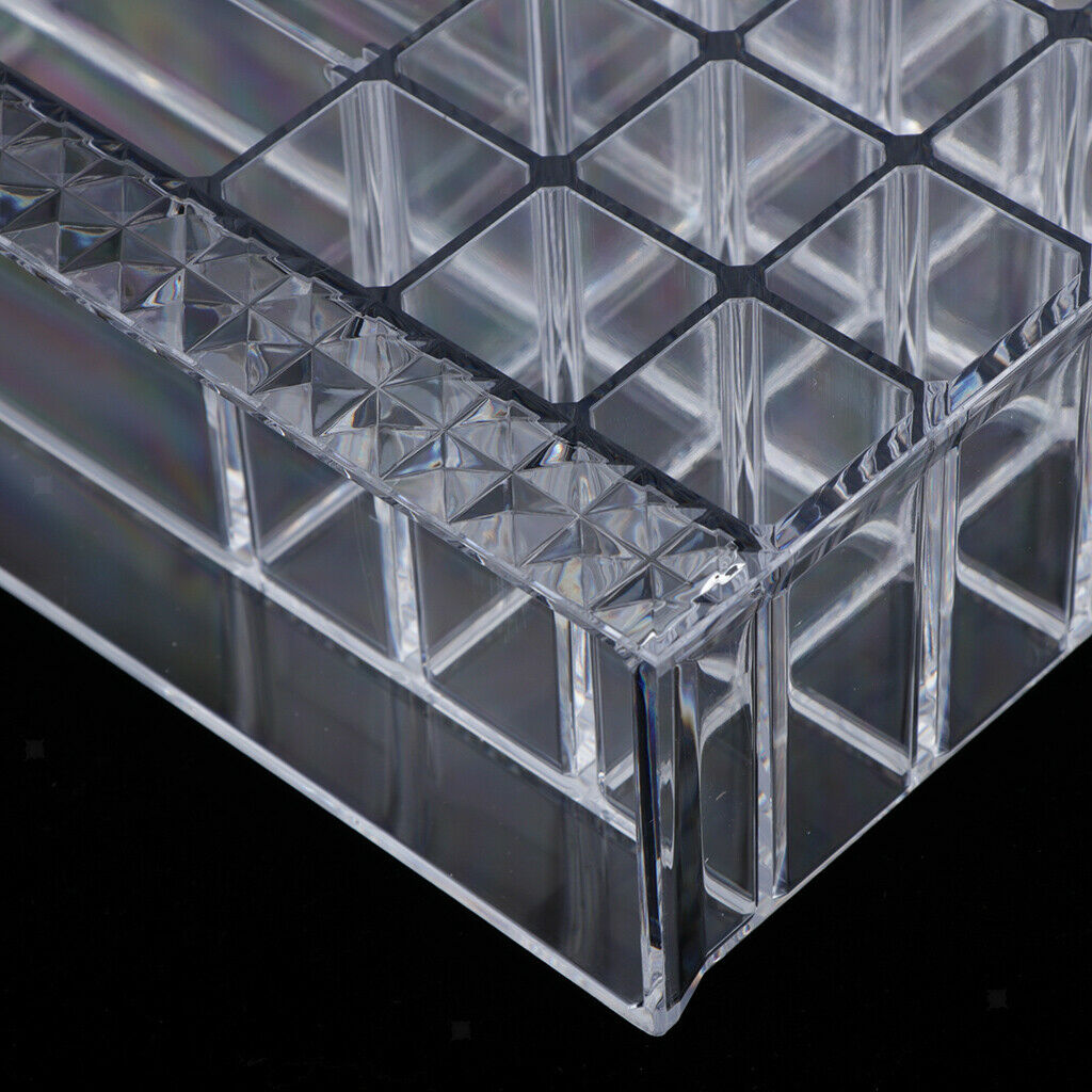 Cosmetic Organizer Acrylic Makeup Box Shelf Display Eyeshadow Palette Holder