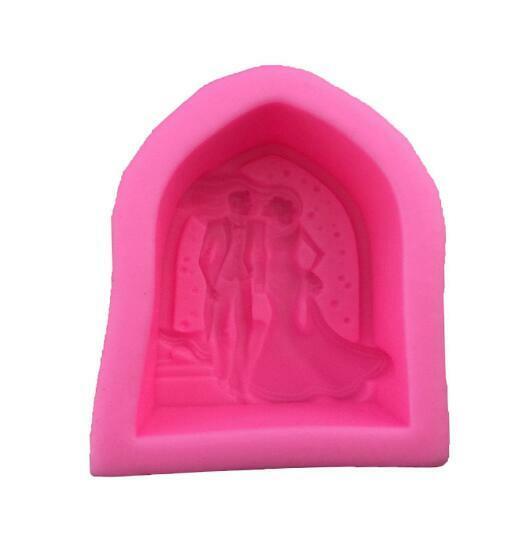 Silicone mold Wedding bride groom Cake decoration Baking Accessories Cake mould