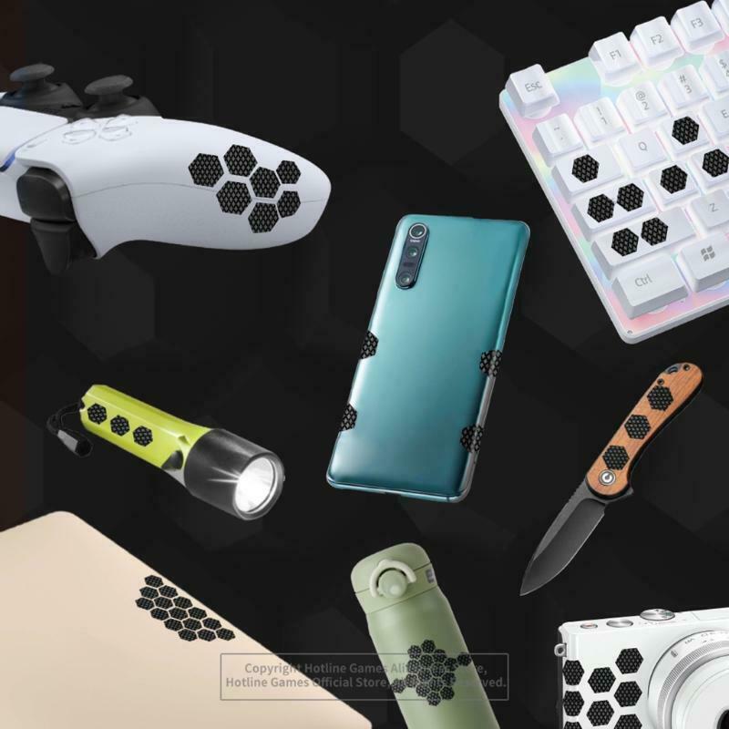 Hotline Games Mouse Sweat Resistant Tape Pads Mouse Side Anti-Slip Stickers