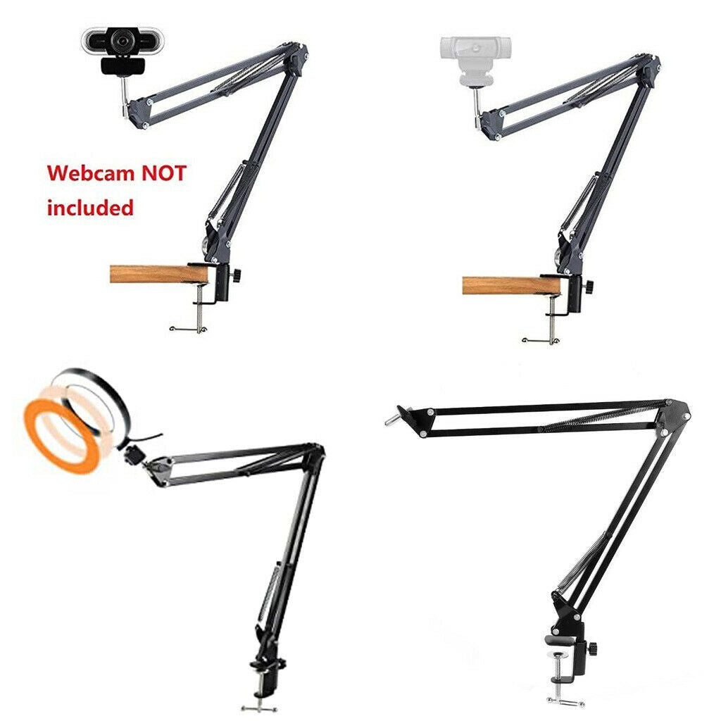 Clamp stand holder for desktop camera mounting for Logitech Webcam C922 C930e
