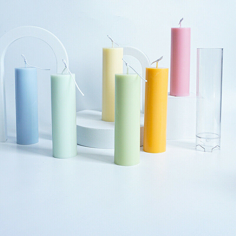 Plastic Candle Mold Conjoined Cylindrical Durable DIY Handmade Crafts Can.l8