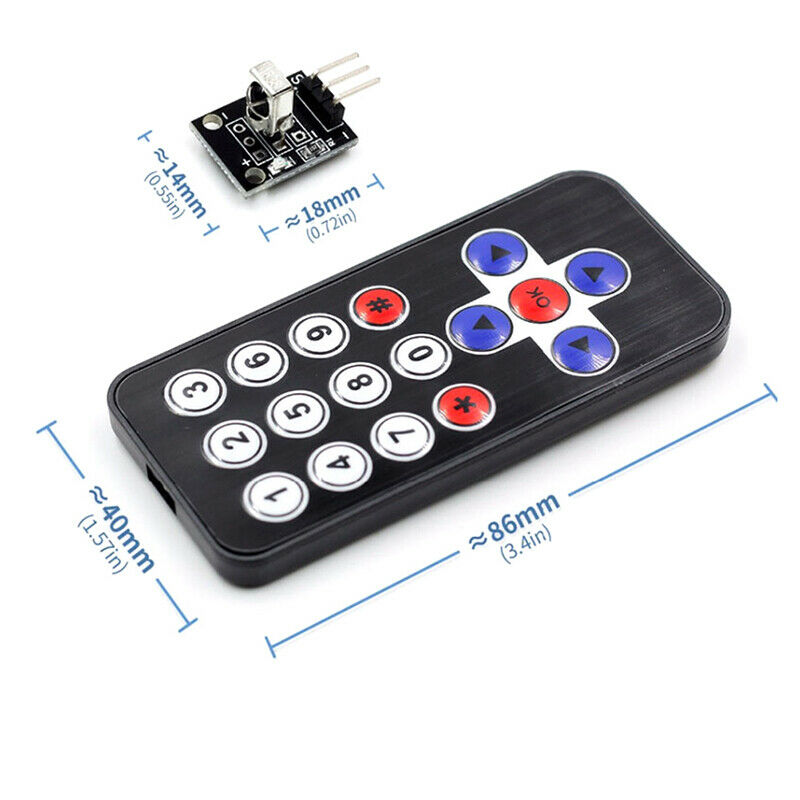 1Set Infrared Remote Control Module Wireless IR Receiver Module DIY Kit HX1838