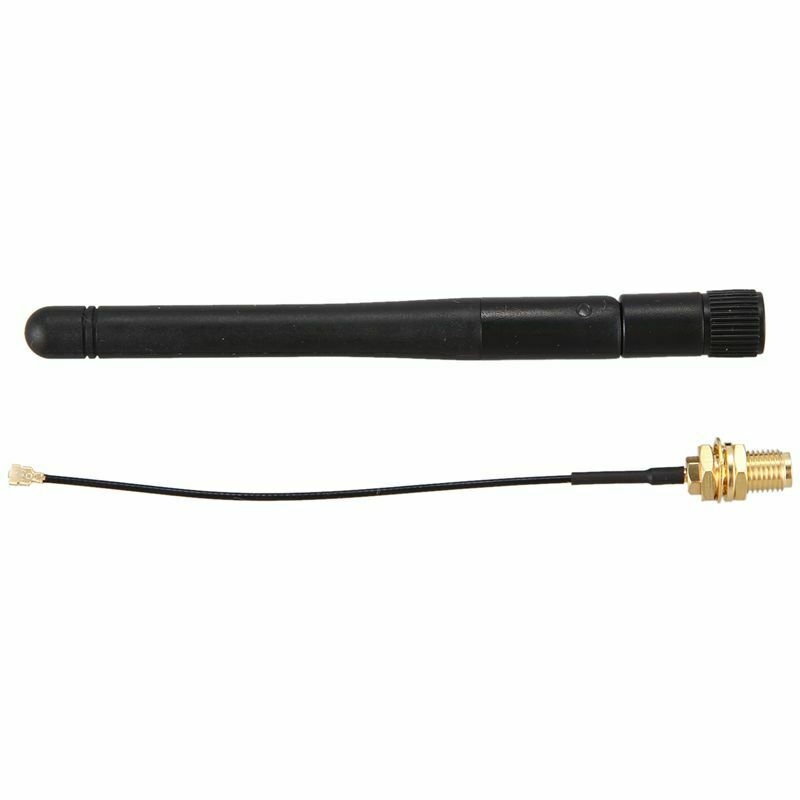 433Mhz Antenna 5Dbi GSM RP-SMA Plug Rubber Waterproof Loan Antenna + IPX to SMO5