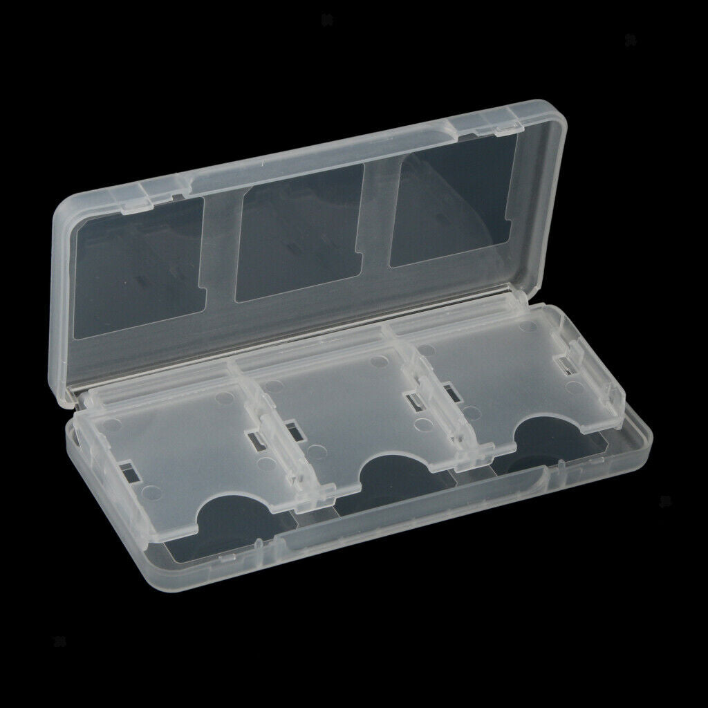 2x 6 in 1 Game Card Case Holder Box Storage for   DSI LL White