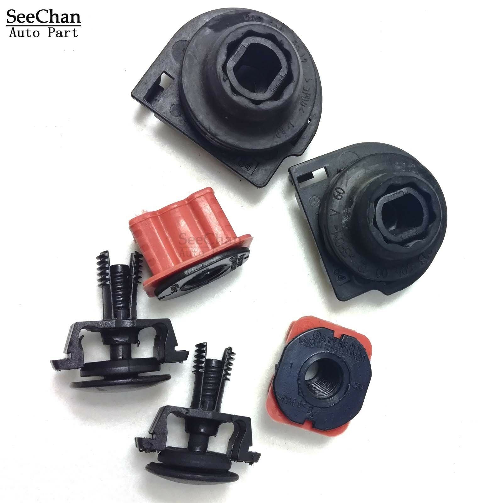 8Pc Radiator Mounting KIT Fit For Mercedes Benz C200 C280 GLK350 SL500 LOT 07-17