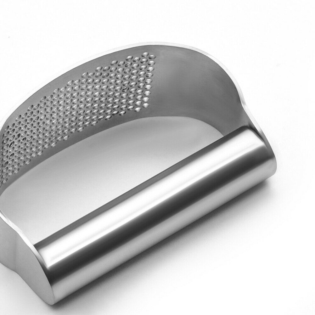 Stainless Steel Kitchen Garlic Press Crusher Squeezer Manual Chopper Tool NEW~