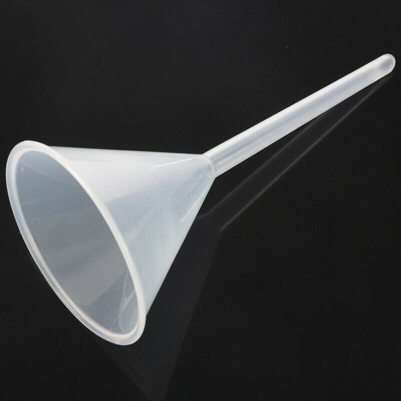 90 mm plastic Transparent funnel for kitchen / lab / garage / car fluids V9P3