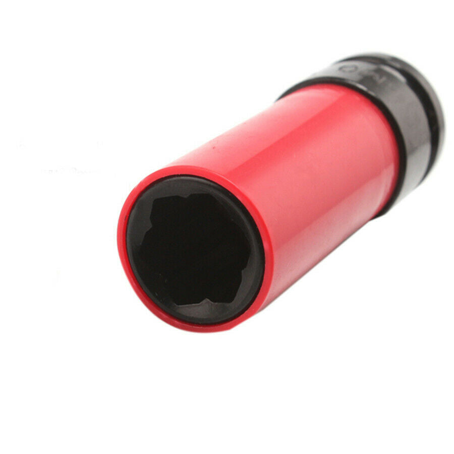 1PC Protective Lug Nut Socket for Mercedes + 1/2 Drive 17mm Convex Flower Head