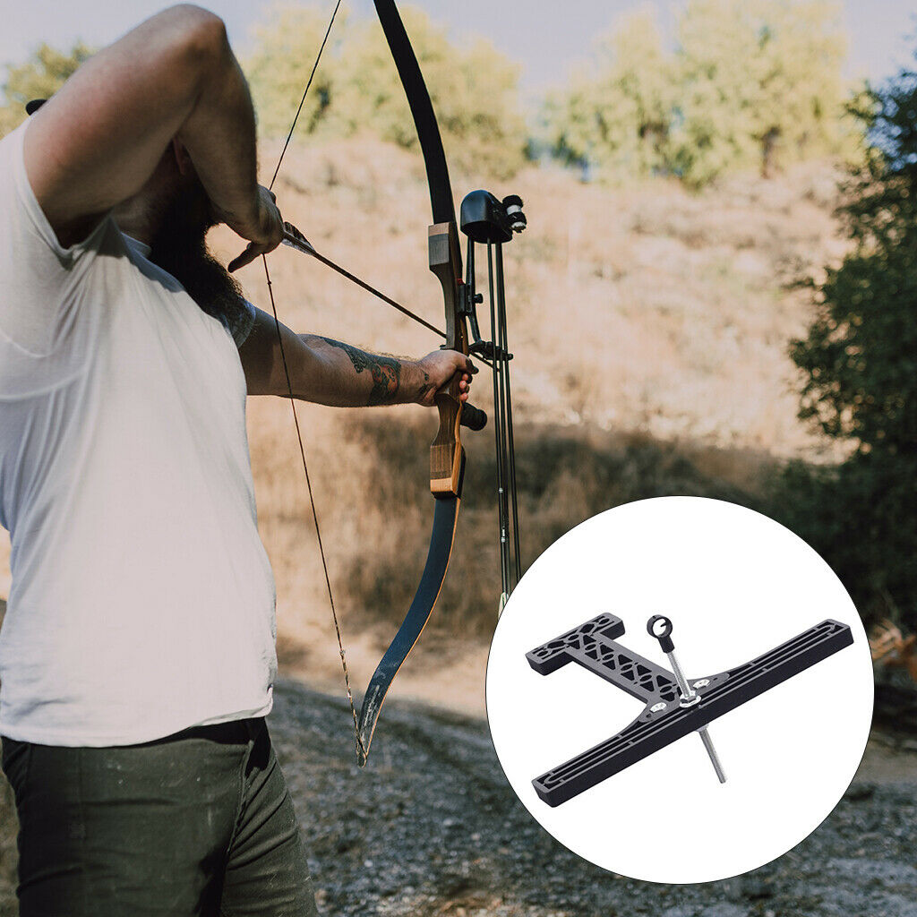 Adjustable Detachable Archery Recurve Bow T Shape Target Sight for RH or LH