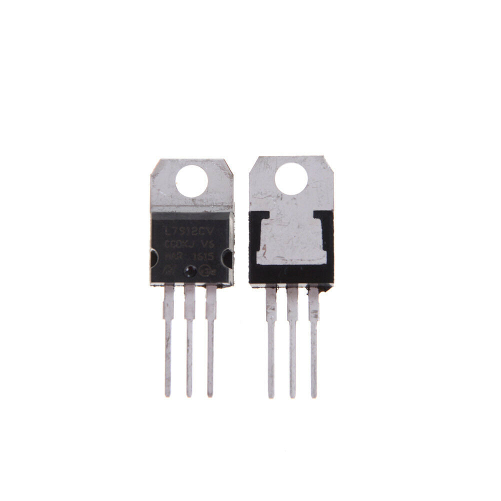 10Pcs IC L7912CV L7912 TO-220 12V Voltage Regulator  N XjSJCA