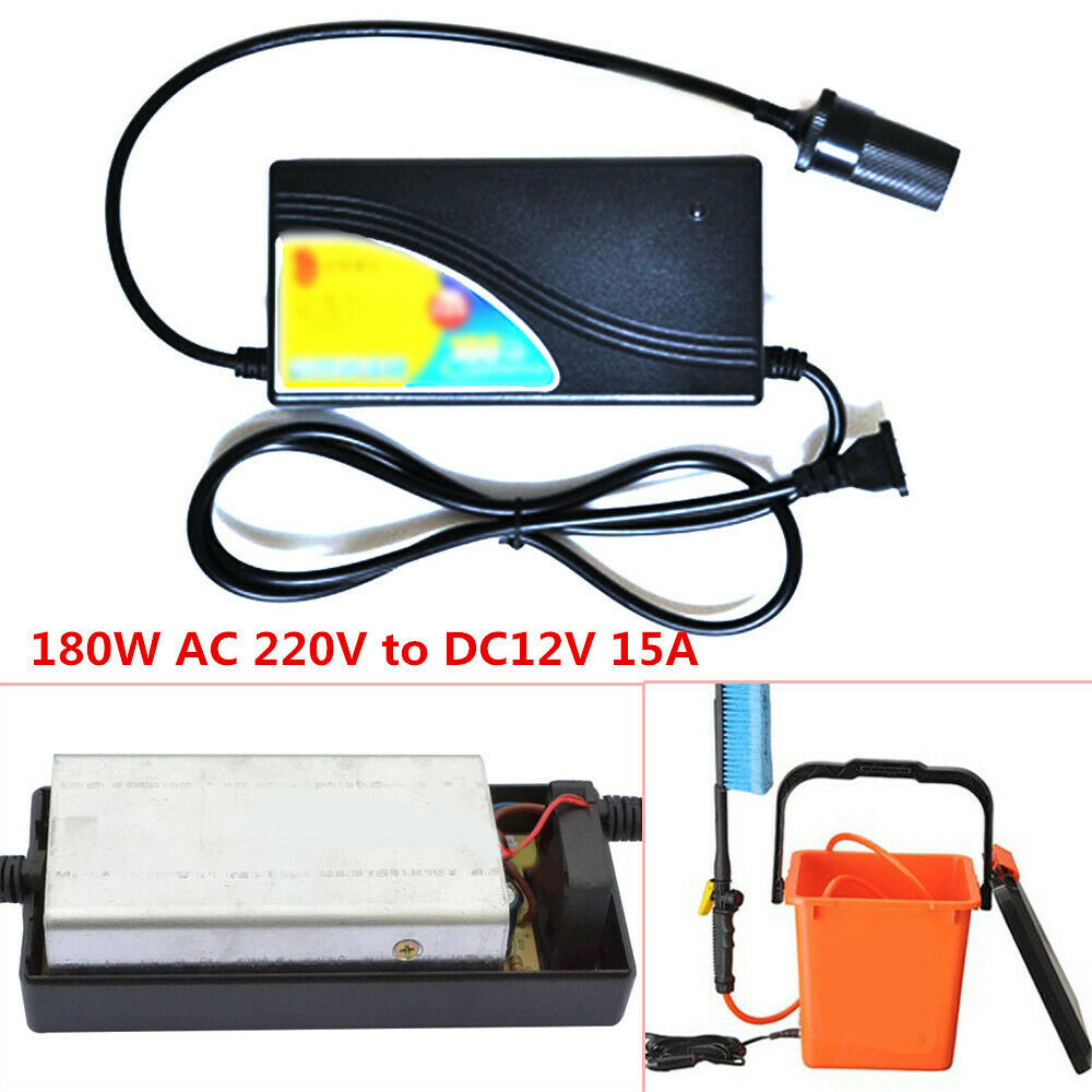 180W AC 220V to DC12V Autos Cigarette Lighter Power Converter Adapter Inverter