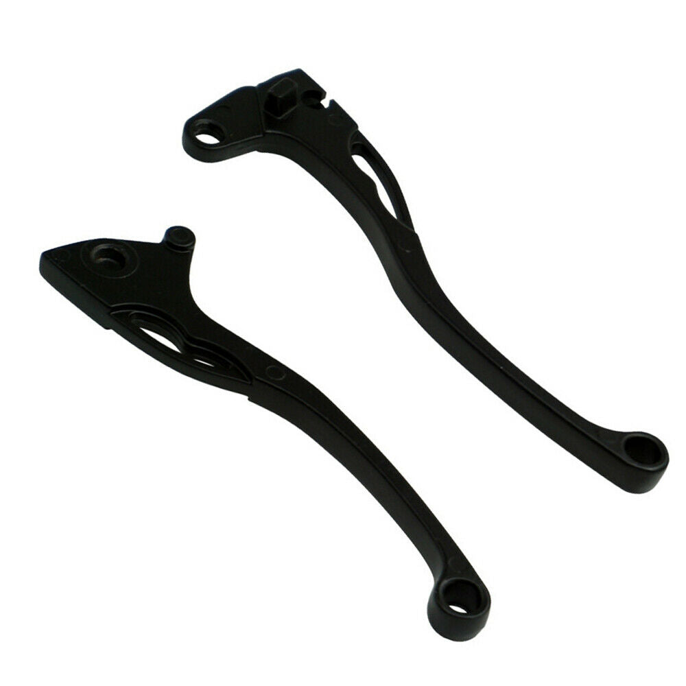 2x 8MM Motorcycle Handle Front Brake Lever Handle Black Aluminum Alloy Universal