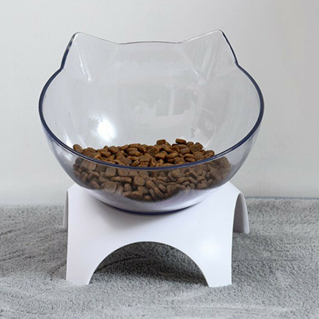 3x Cat Kitten Elevated Drink Bowls Pet Raised Food Feeding Dishes w/ Stand