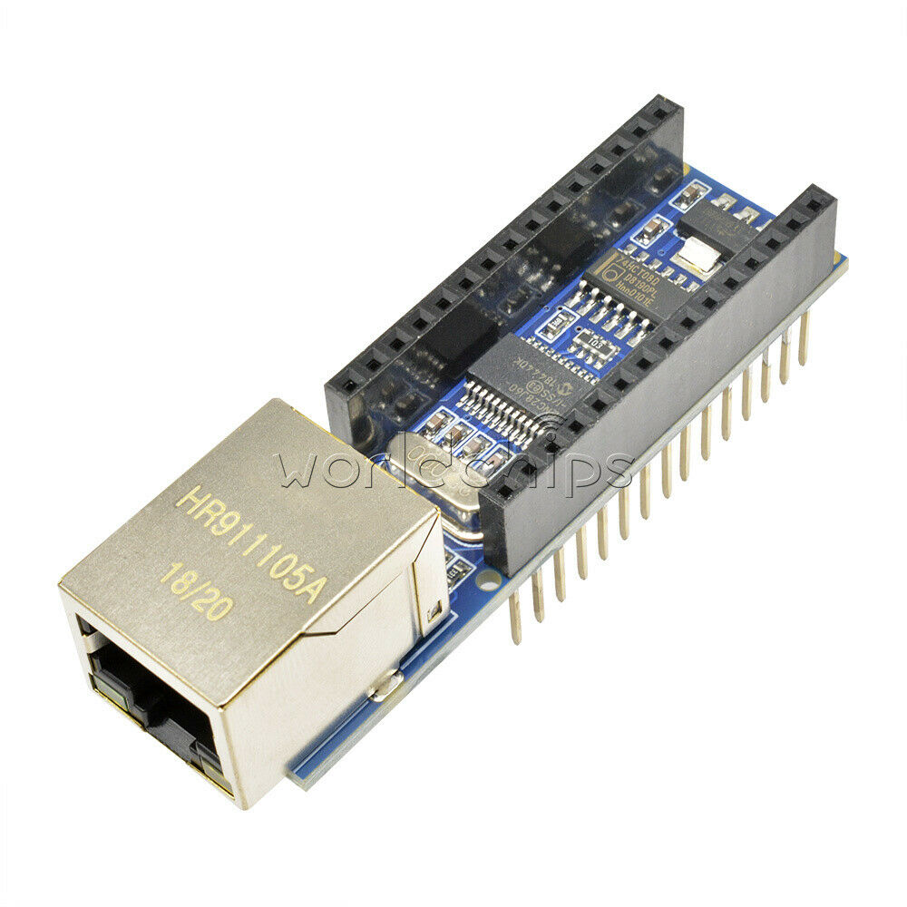 2Pcs Mini ENC28J60 Webserver module Ethernet Shield board for Arduino Nano V3.0