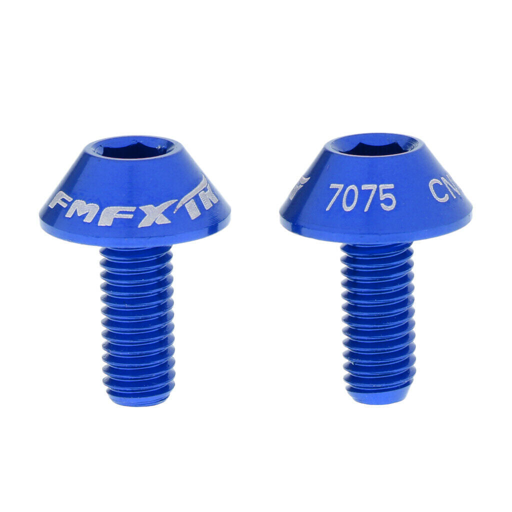 8 Pieces Aluminum Bike Bicycle Cycle Water Bottle Cage  M5 X 12mm Screw