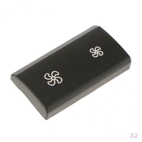 Pair Air Volume Air Conditioning Fan Switch Button Cover For BMW X5 X6 E70
