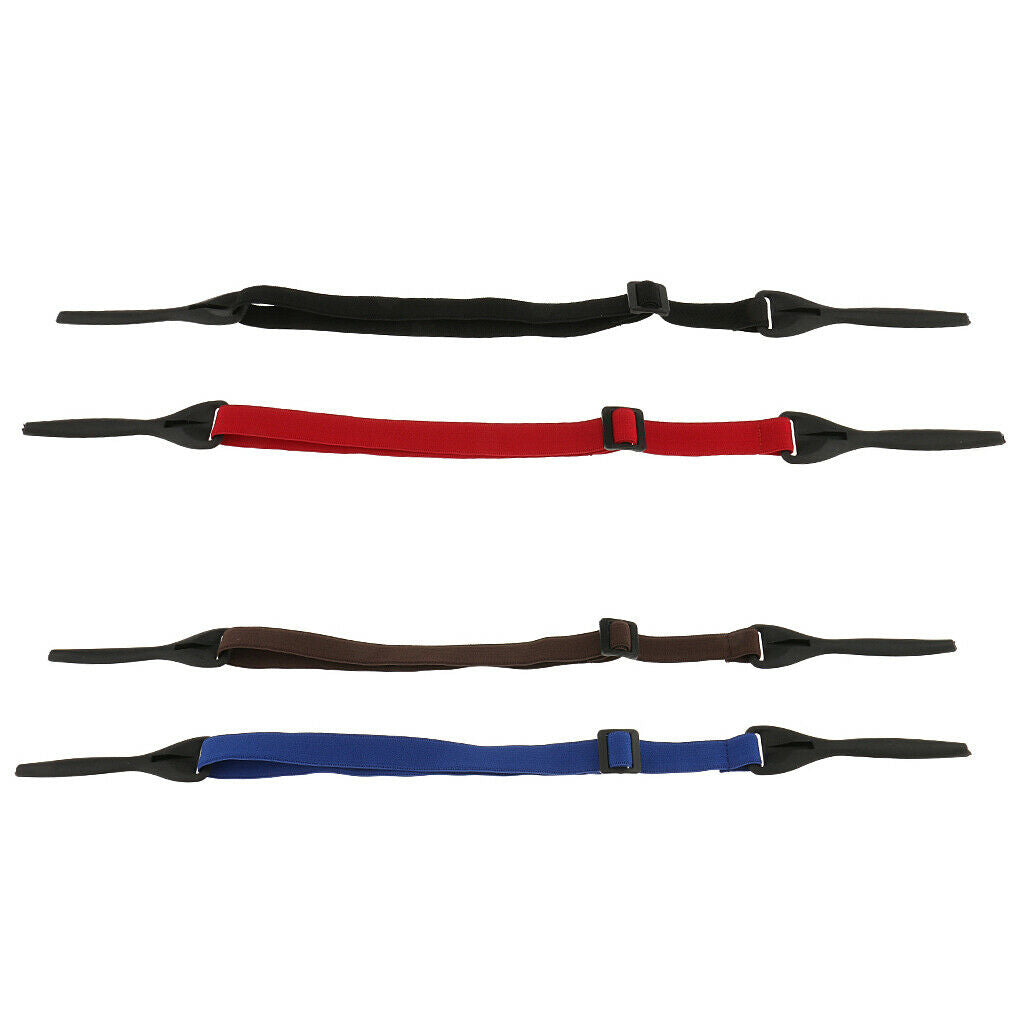 4 Piece Adjustable Sports Eyeglasses Sunglasses Glasses Strap Neck Cord Rope