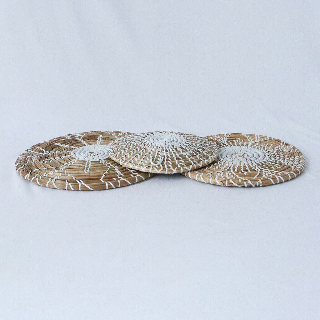Seagrass Decorative Bowl Rattan Decor Oversized for Coffee Table , Fruit