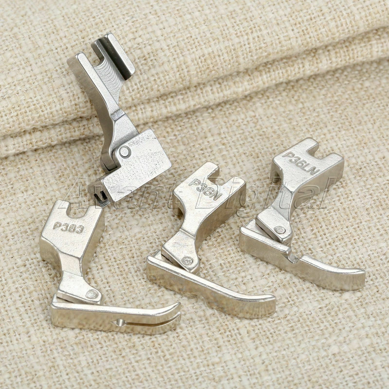 4Pcs/set Zipper Foot Feet For Industrial Single Needle Sewing Machine Spare Part