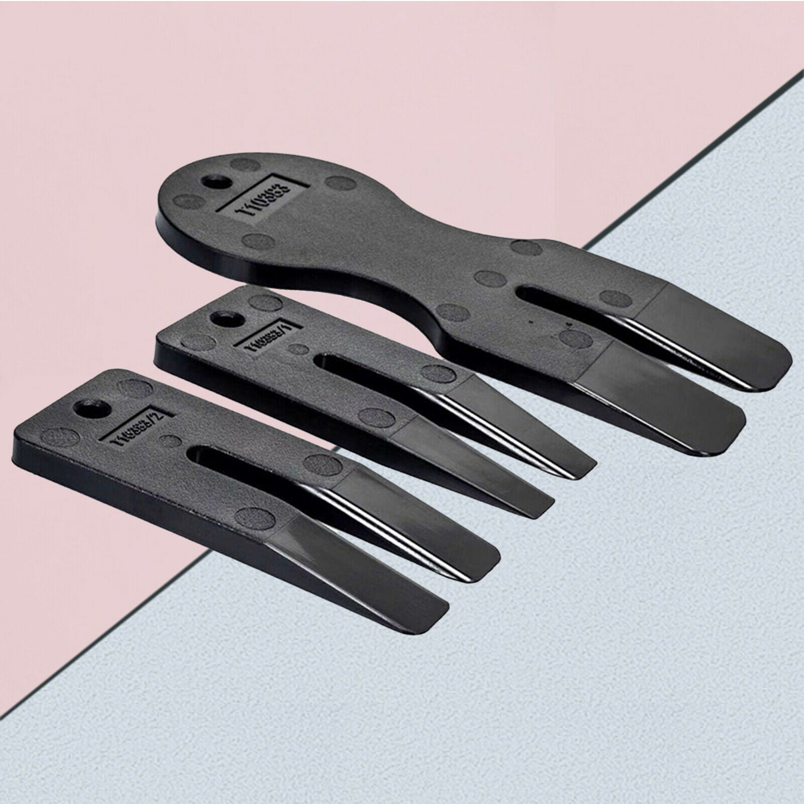 3Pcs Door Trim Car Trim Wedge Panel Clip Tools Removal Tool Kit for VW T1 03 8 3