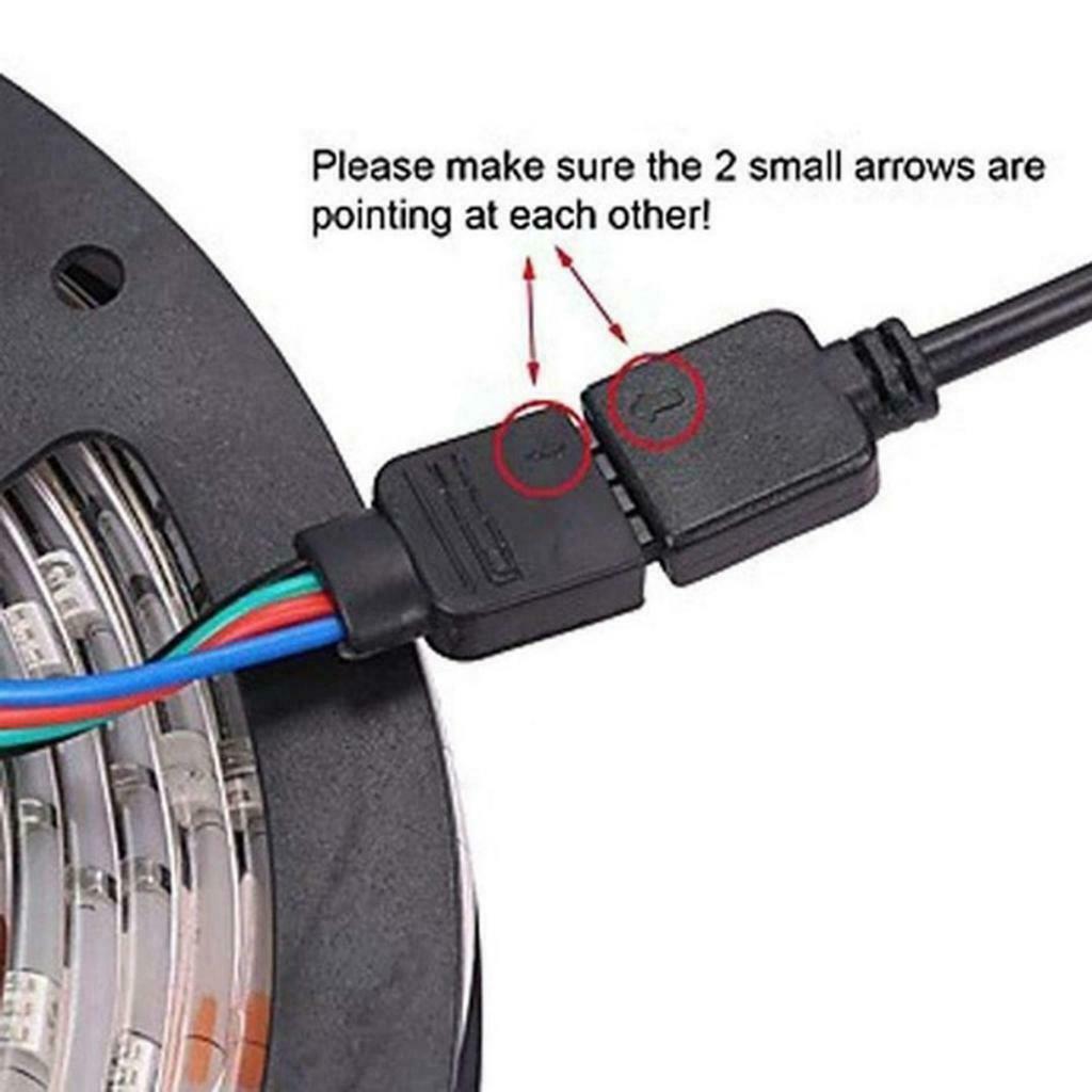 5m LED Light Strips with Remote Battery Powered Home Shop Cub Decoration