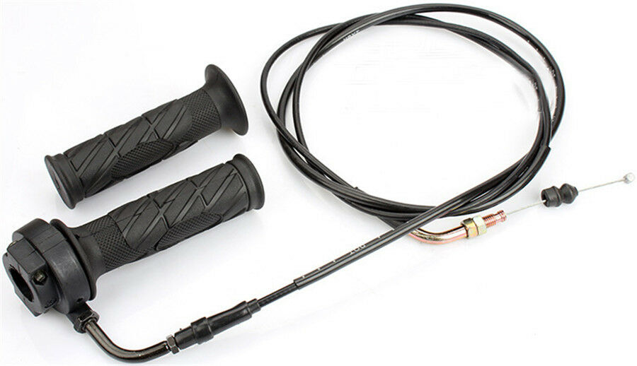Left+Right Handle Bar Grip for GY6 125cc-150cc Throttle Line Scooter Accessories